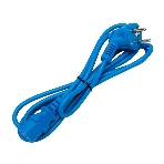 Кабель питания Cablexpert PC-186-VDE-B-1.8M, Schuko-C13, 3x0.75мм2, 10A, с заземлением, медь, 1.8м, синий, пакет, фото2