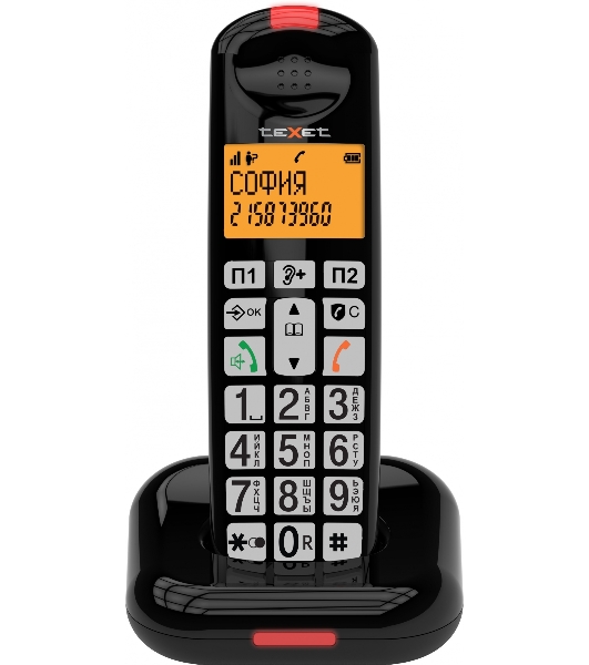 Радиотелефон TEXET TX-D7855A черный