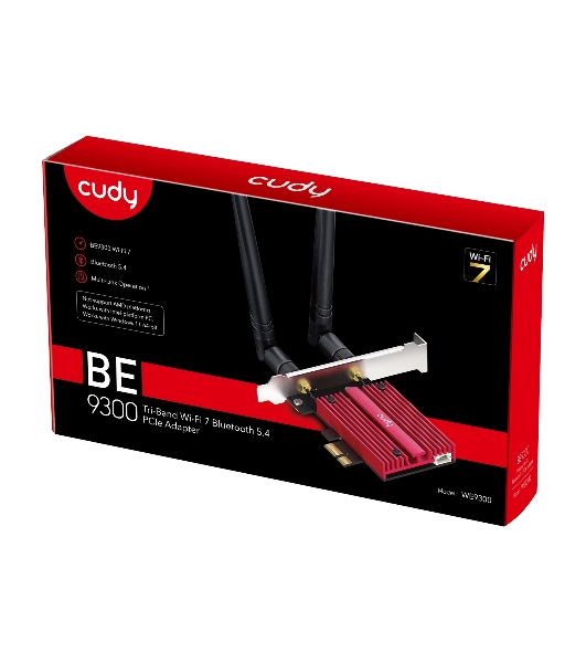 Адаптер Wi-Fi Cudy BE9300 Wi-Fi 7 PCI Express Adapter