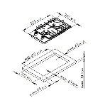Газовая варочная панель Kuppersberg TG 38 B, фото 1