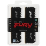 Оперативная память Kingston Fury Beast, DDR4, 16GB (2x8GB), 3200MHz, CL16, DIMM, с радиатором, черный, фото17
