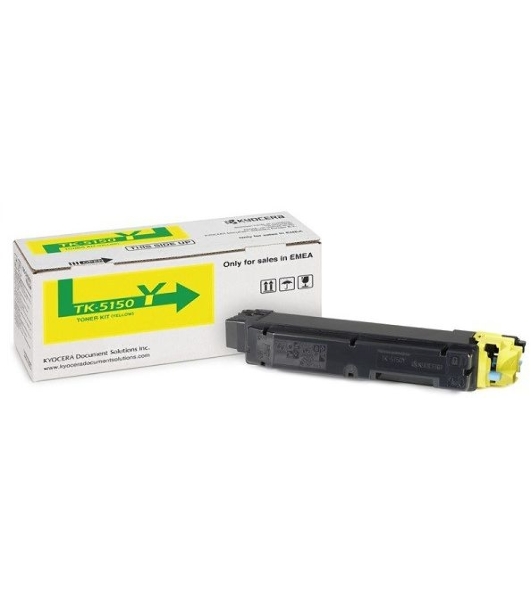 Картридж лазерный Kyocera TK-5150Y (1T02NSANL0) желтый для Kyocera P6035cdn/M6035cidn/M6535cidn 10000 стр.