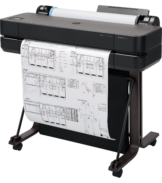 Плоттер струйный HP Designjet T630, A1, цветной, 24', 610 мм, 2400x1200 dpi, USB, Gigabit Ethernet, WiFi