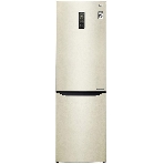 Холодильник LG GA-B419SEUL бежевый двухкамерный 223/79л морозилка снизу, No Frost, фото 1