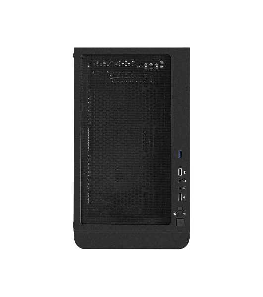 Компьютерный корпус Miditower ExeGate EVO-9202 (ATX, без БП, с окном, 1*USB+1*USB 3.0, аудио, 3 вент. 12см с RGb подсветкой)