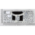 Клавиатура для ноутбука HP Mini 311 Pavilion DM1 DM1-1000 DM1-1100 DM1-2000 серебристая, фото3