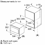 Встраиваемая микроволновая печь Bosch BER7321B1 900Вт, 5 режимов, кварцевый гриль,инвертер, 21 л, черный, петли справа, фото17
