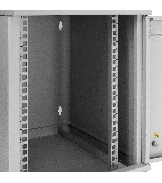 Шкаф телекоммуникационный 10' настенный 9U ExeGate EC-WM-9U.280.G.GREY (10”, 9U, 350x280x420mm (ШхГхВ), передняя дверь закаленное стекло, пыле- и влагозащита IP23, светло-серый RAL 7035)