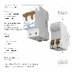 Автоматический выключатель Werkel 2P  40 A  C  6 кА W902P406, фото 1