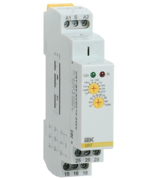 Реле задержки выключения ORT 2 конт. 12-240В AC/DC IEK ORT-B2-ACDC12-240V