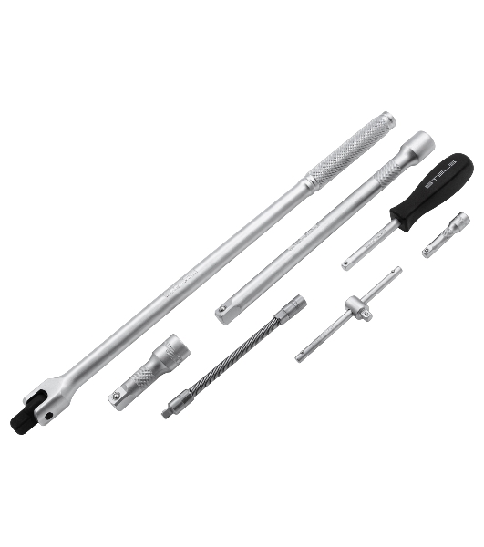 Набор инструмента Stels 14112 1/4', 1/2', CrV, S2, усиленный кейс, 119 шт