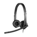 Гарнитура Logitech USB Headset H570e Stereo чёрный, проводная, USB, фото32