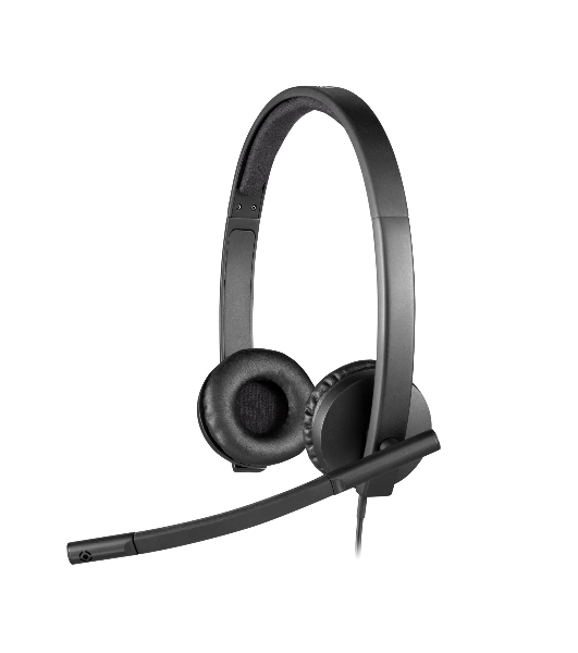 Гарнитура Logitech USB Headset H570e Stereo чёрный, проводная, USB