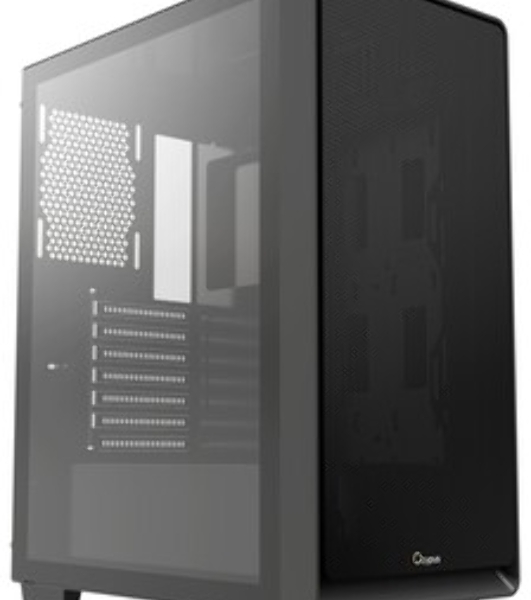 Компьютерный корпус Ocypus Gaммa C60 BK ATX/win/black/no PSU/Tempered Glass