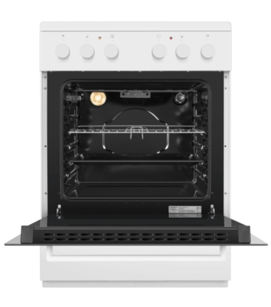 Плита электрическая Maunfeld MEC65CW07 белый, конфорок 4 шт, духовка 60 л, 60 см x 85 см x 60 см