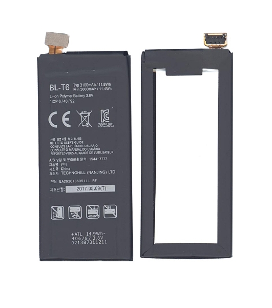 Аккумуляторная батарея BL-T6 для LG F220, Optimus GK 3000mAh/11.4Wh 3,8V