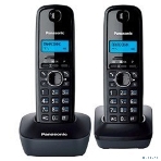 Телефон беспроводной (DECT) Panasonic KX-TG1612RUH (серый) Доп трубка в комплекте,АОН, Caller ID,12 мелодий звонка,поиск трубки, фото5