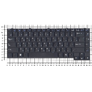 Клавиатура для ноутбука LG LE50 LM60 LM70 LS55 LS70 V1 черная