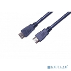 Кабель HDMI CP-HM-HM-5M Wize, 5 м, v.2.0, K-Lock, soft cable, 19M/19M, позол.разъемы, экран, темно-серый, пакет, фото4
