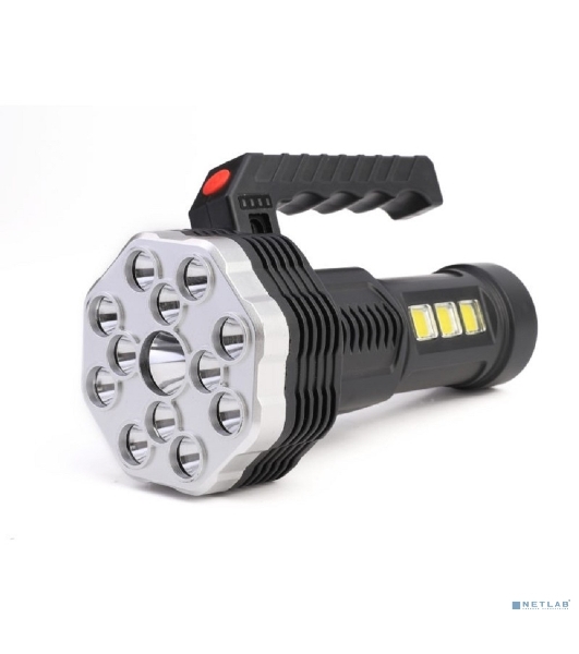 Фонарь Ultraflash LED51537 (фонарь акк 4В, черный, 16LED, 3 Вт, 4 реж, Micro USB, бокс)