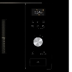Встраиваемая микроволновая печь GORENJE BMX201AG1BG Электронное управление, черный, объем: 20 л, фото12