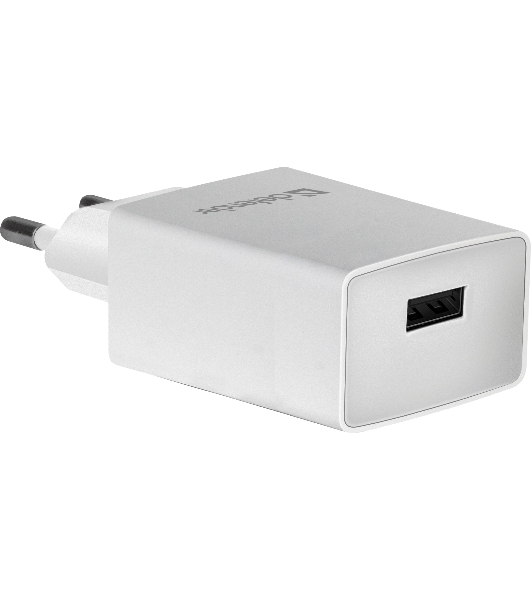 Сетевой адаптер питания Defender 1xUSB, 5V/2.1А, белый (UPA-21)