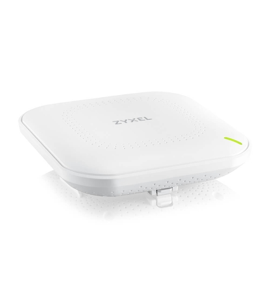 Точка доступа Zyxel NebulaFlex NWA90AX PRO, WiFi 6, 802.11a/b/g/n/ac/ax (2,4 и 5 ГГц), MU-MIMO, антенны 3x3, до 575+2400 Мбит/с, 1xLAN 2.5GE, PoE, защита от 4G/5G, БП в комплекте