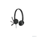 Гарнитура Logitech H340 чёрный, проводная, USB, фото12