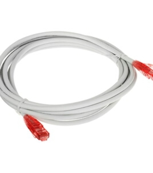 Патч-корд Hyperline U/UTP, Cat.5e, LSZH, 10 м, серый 