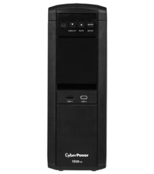 Источник бесперебойного питания Cyberpower CP1350EPFCLCD Line-Interactive 1350VA/810W USB/RS-232/RJ11/45 (6 EURO)