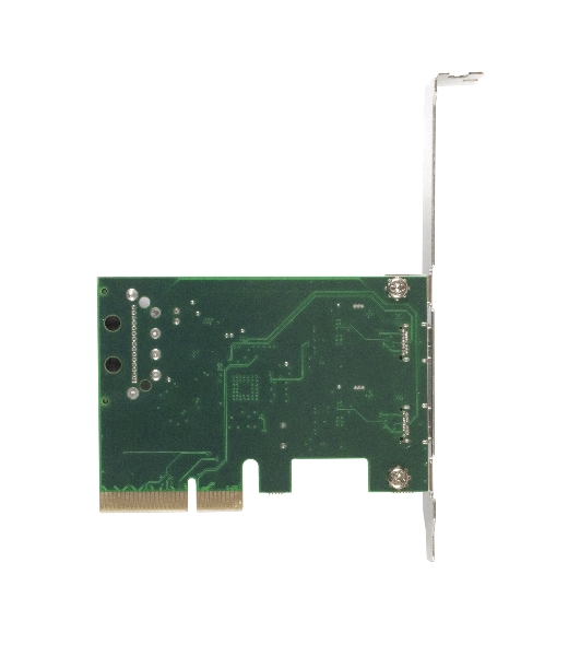 Контроллер ExeGate EXE-313 PCI-Ex4, 2*USB3.1 Type-C ext, разъем доп.питания (OEM)