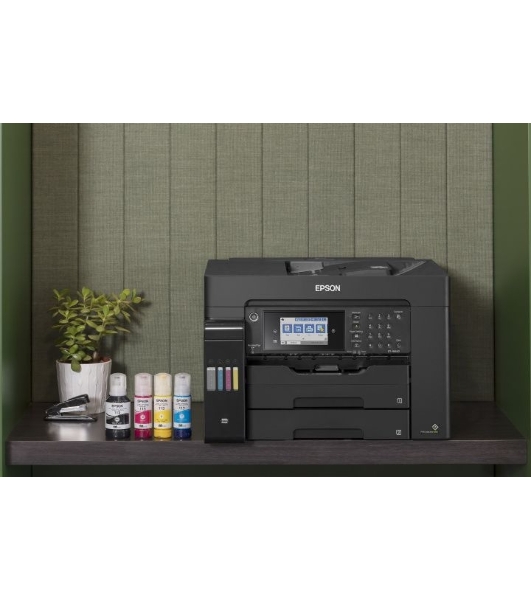 МФУ струйное Epson L15150, (A3, ADF, duplex, 35 стр./мин., Ethernet, Wi-Fi черный)
