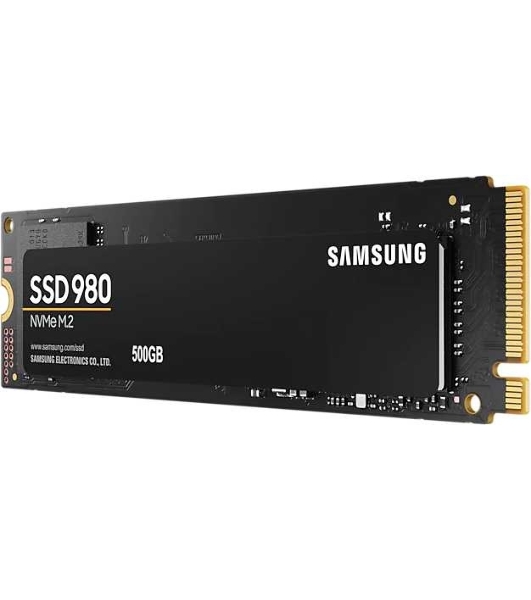 Накопитель SSD Samsung 980 MZ-V8V500BW, 500Gb, PCIe 3.0 x4, M.2 2280, NVMe, R/W 3100/2600