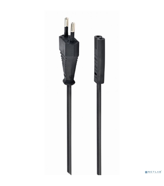 Кабель питания Cablexpert для ноутбуков, аудио/видео техники 1,8м, VDE, 2-pin, черный, пакет' (PC-184-VDE-1.8М)