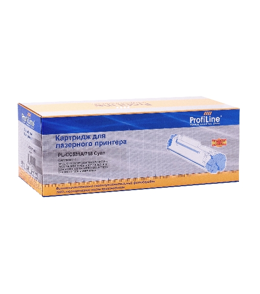 Картридж лазерный ProfiLine PL-CC531A/718 для принтеров HP CLJ CP2025n/CP2025dn/CP2025x/CM2320n/CM2320nf/CM2320fxi/Canon LBP-7200C/7210CDN/MF8350CDN Cyan 2800 копий
