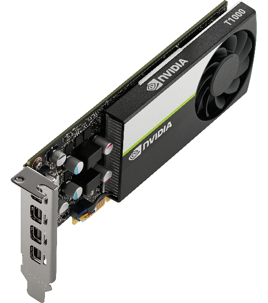 Видеокарта PNY GPU NVIDIA VCNT1000-8Gb-SB PCI-Express 3.0 x16, LP8 Gb GDDR6 128-bit, 4x Mini DP 1.4, 1x LP bracket.