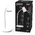Светильник настольный Gauss Qplus модель GTL603 8W 600lm 4000K 170-265V белый диммируемый LED 1/8, фото2