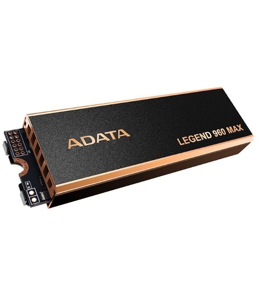 Накопитель SSD ADATA LEGEND 960 MAX, 4Tb, M.2 2280, PCIe 4.0 x4, NVMe, R/W 7400/6800, с радиатором