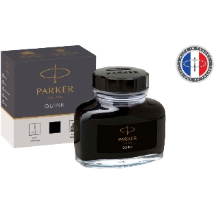Флакон с чернилами Parker Quink Z13 (CW1950375) черные чернила, 57мл для ручек перьевых