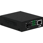 Медиаконвертер Gigabit Ethernet, SFP 1000Мбит/c, RJ45 10/100/1000Мбит/c, поддержка LFP. Металлический корпус. БП DC12V(1A) в комплекте. Размеры (ШхВхГ): 70x25x95мм. Вес: 0,2кг. Рабочая температура: -10…+55°С. Совместим с шасси NS-MCB-14., фото2