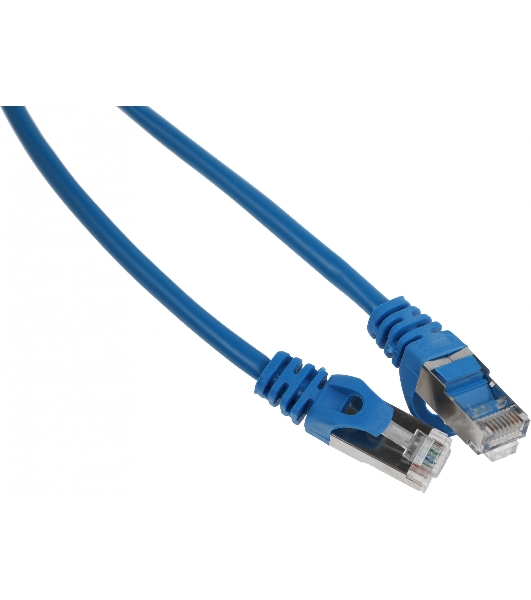 Патч-корд FTP Cablexpert cat.5e, 2м, литой, многожильный синий