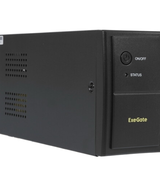 Источник бесперебойного питания ExeGate SpecialPro UNB-600.LED.AVR.EURO 600VA/360W, LED, AVR, 2 евророзетки, черный