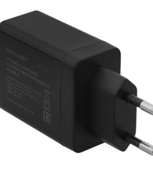 Беспроводное зарядное устройство Rexant с MagSafe 3в1, Qi, 15Вт, черный