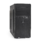 Компьютерный корпус Minitower ExeGate EX286427RUS BA-309-500W-8 (mATX, БП AA500 с вент. 8см, 2хUSB, HD аудио, черный), фото 1