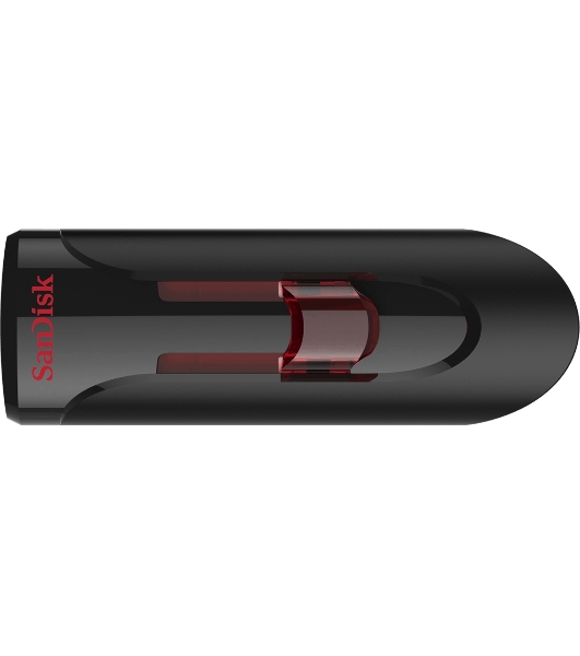 Флешка USB SanDisk CZ600 Cruzer Glide (SDCZ600-256G-G35), 256Gb, USB 3.0, R/W 100/20, черный