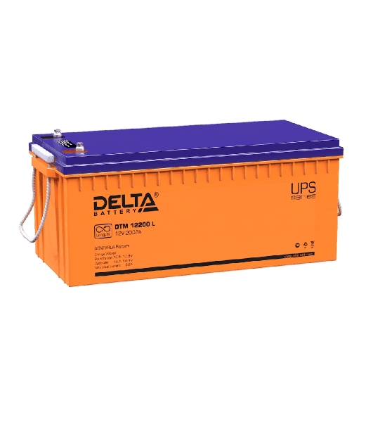 Батарея Delta DTM 12200 L (200 А\ч, 12В) свинцово- кислотный аккумулятор
