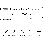 Лента светодиодная LED Gauss 5050 -SMD 14.4W 12V DC RGb IP66 (блистер 5м), фото 1