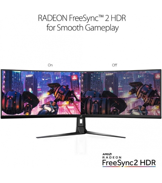 Монитор 49' ASUS ROG Strix XG49VQ VA 3840x1080, 144 Гц, 4 мс, 32:9, 450 кд/м2, 2xHDMI, 1хDP, изогнутый, черный