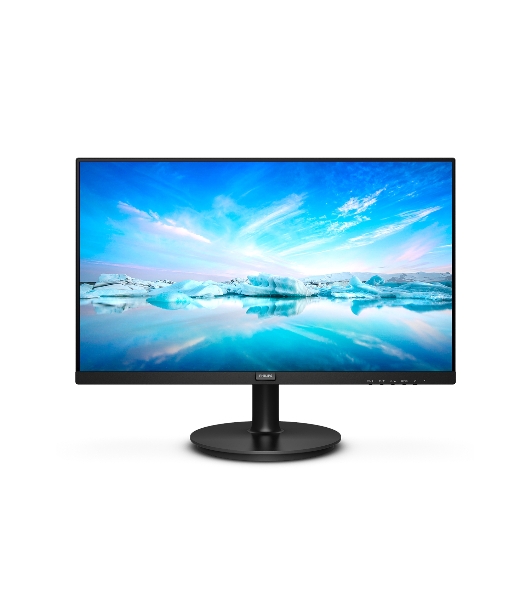 Монитор 21.5' Philips 222V8LA (00/01) VA 1920x1080, 75 Гц, 4 мс, 16:9, 250 кд/м2, 1xHDMI, 1xDP, 1xVGA, 1x3.5 мм, черный