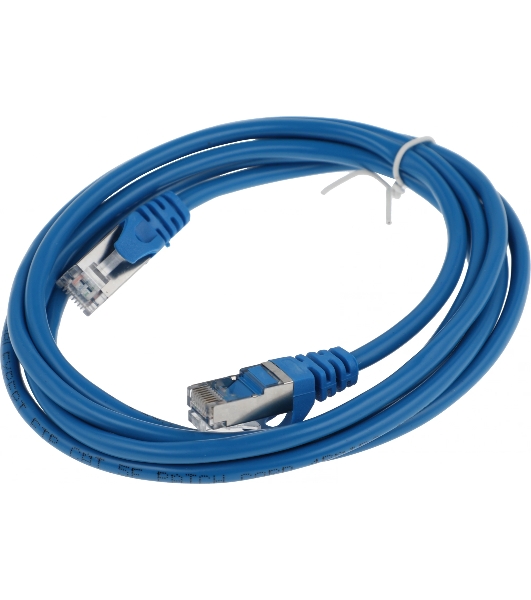 Патч-корд FTP Cablexpert cat.5e, 2м, литой, многожильный синий